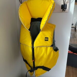 MEC 60-90 lb Yellow Kids Life Vest